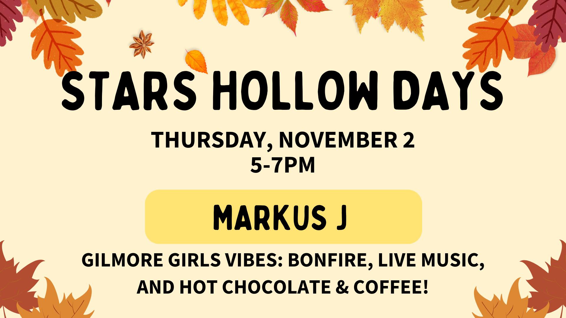 A poster for stars hollow days.